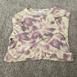 Purple and yellow long sleeve